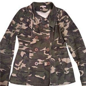 Women's Camouflage Utility Jacket SZM EUC